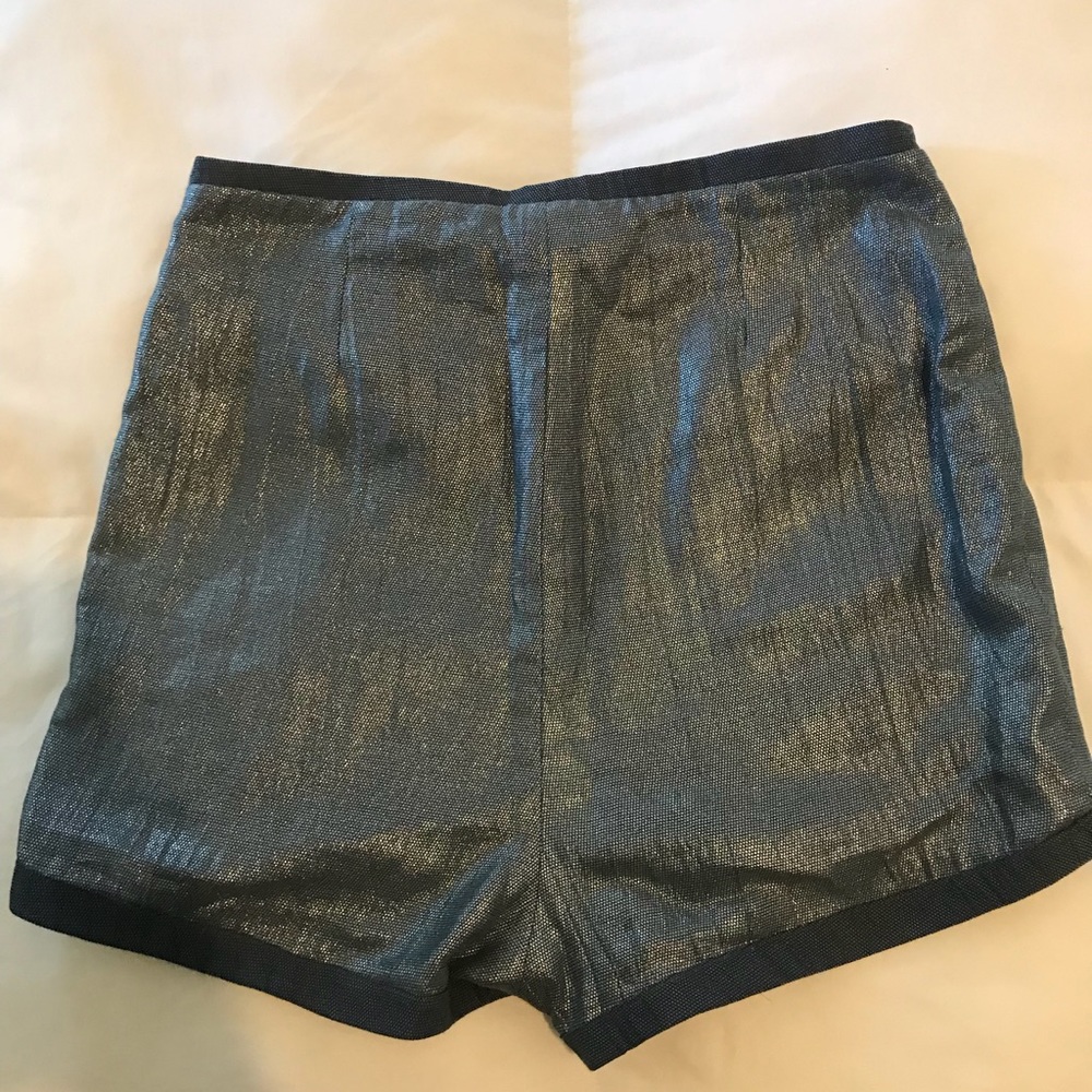 Alexis - Maike Silver Shimmer/Denim shorts